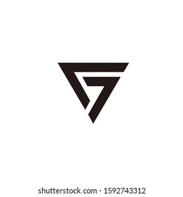 'GF' LOGO VECTOR FOR BRANDS AND COMPANY NAMES