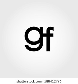 gf lowercase logo black interrelated