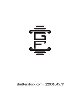 GF pillar concept in high quality professional design that will print well across any print media