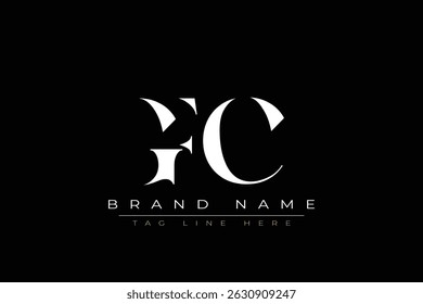 GFC abstract letter logo design. This logo is designed by three abstract letters.