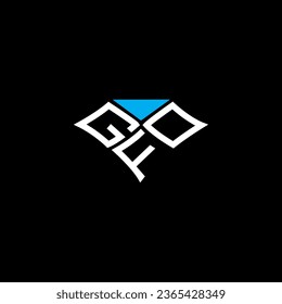 Diseño vectorial de la letra GFD, logotipo GFD simple y moderno. Diseño del alfabeto lujoso GFD  