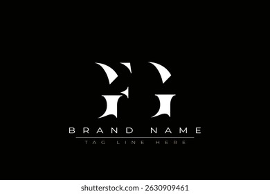 GFG abstract letter logo design. This logo is designed by three abstract letters.