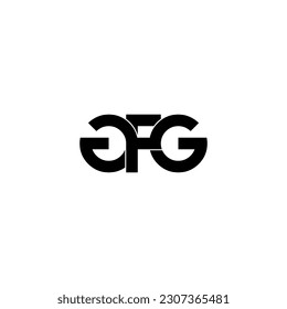 gfg initial letter monogram logo design