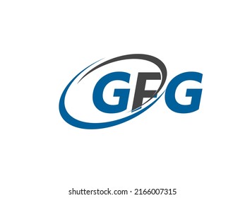 GFG-Brief kreatives, modernes, elegantes Logo-Design