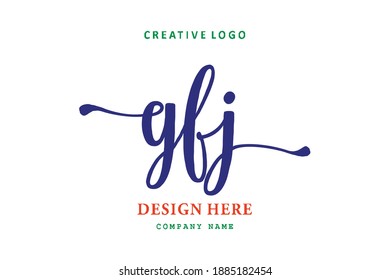 GFJ lettering logo is simple, easy to understand and http seen