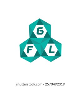 GFL creative minimalist letter logo. GFL unique vector initials alphabet letter logo design
