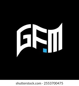 GFM logo design, GFM simple and modern logo. GFM luxurious alphabet design  