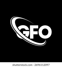 GFO logo. GFO letter. GFO letter logo design. Initials GFO logo linked with circle and uppercase monogram logo. GFO-typography for technology, business and real estate brand.