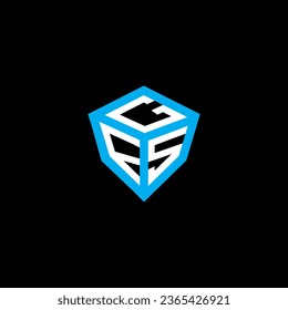 Diseño vectorial del logotipo de la letra GFS, logotipo sencillo y moderno de GFS. Diseño de alfabeto lujoso GFS  