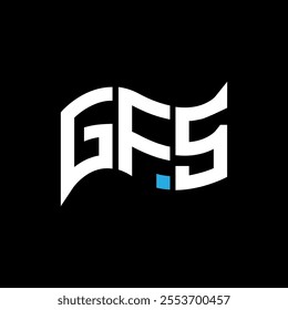 GFS logo design, GFS simple and modern logo. GFS luxurious alphabet design  