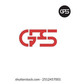 Design do Monograma da Letra do Logotipo GFS
