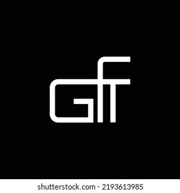 Gft Initial Based Logo Made Thin Stock Vector (Royalty Free) 2193613985 ...