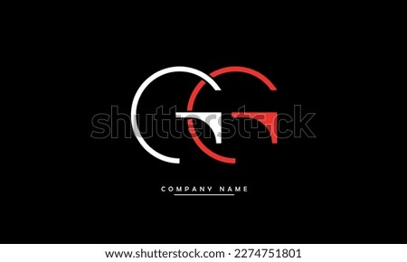 GG Abstract Letters Logo Monogram