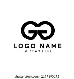 Gg Initial Letter Logotype Icon Logo Stock Vector (Royalty Free ...