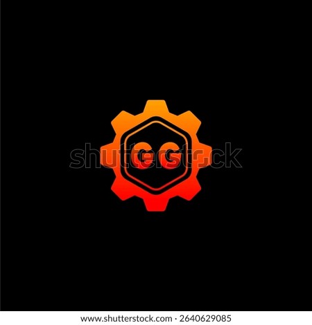 GG Initials Tech Logo Vector Art Icons and Graphics