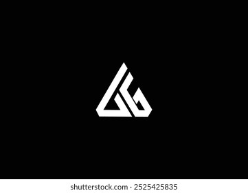 GG letra inicial logotipo design e monograma logotipo