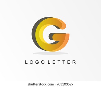 GG Letter Logo Design Template Element