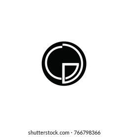 gg letter logo. gd letter logo