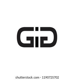 Gg Letter Logo. Gig Letter Logo