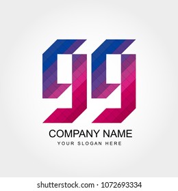 GG Letter Logo Template