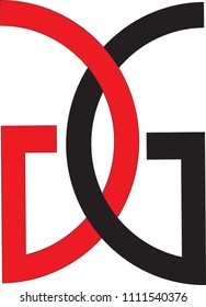 gg letter logo vector