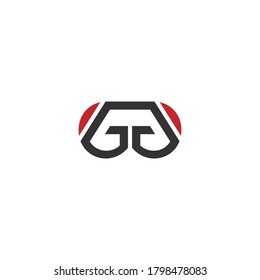 GG letter ‍abstract outstanding professional business awesome artistic branding company different colors illustration logo