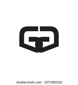 gg letter vector logo