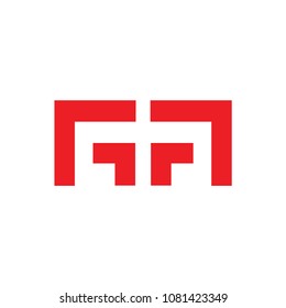 gg letter vector logo