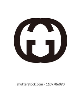 gg letter vector logo