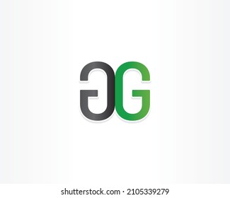 GG logo concept design icon