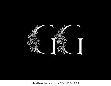 GG logo desing and monogram logo

