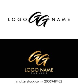 GG Luxury Initial Logo Vector Design