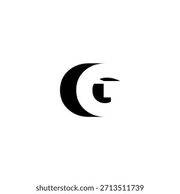 GG Negative Space Monogram Logo – Modern Minimal Lettermark Design