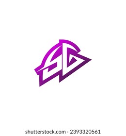 Logo-Logo von GG Premium, anfänglicher Support und Design-Konzept für Spiele