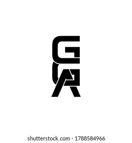 gga letter original monogram logo design