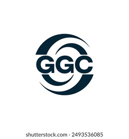 GGC logo. G G C design. White GGC letter. GGC, G G C letter logo design.  letter logo design in GOLD, 