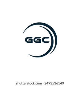 GGC logo. G G C design. White GGC letter. GGC, G G C letter logo design.  letter logo design in GOLD, 