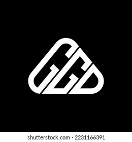 GGD letter logo creative design with vector graphic, GGD simple and modern logo.