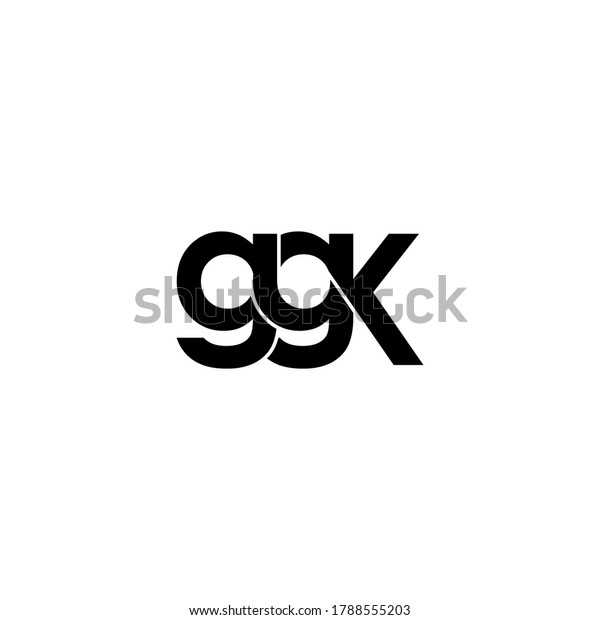 Ggk Letter Original Monogram Logo Design Stock Vector (Royalty Free ...