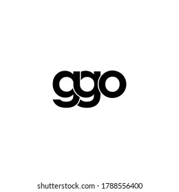 ggo letter original monogram logo design