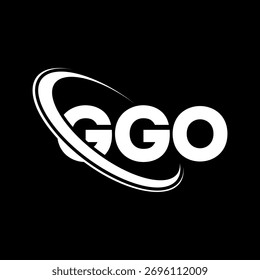 GGO logo. GGO letter. GGO letter logo design. Initials GGO logo linked with circle and uppercase monogram logo. GGO-typography for technology, business and real estate brand.