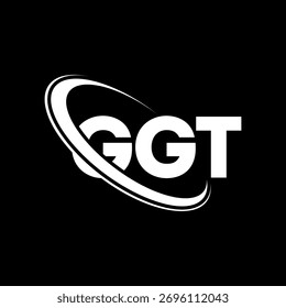 GGT logo. GGT letter. GGT letter logo design. Initials GGT logo linked with circle and uppercase monogram logo. GGT-typography for technology, business and real estate brand.