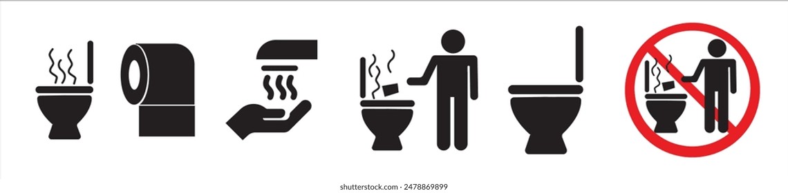 Gguidance pictogram icons about social life.Guidance icon set vector illustration, airport, bus station, shopping mall