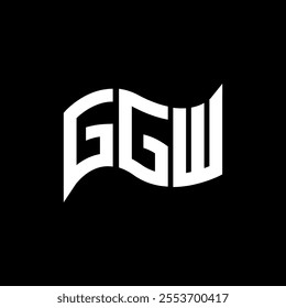 GGW logo design, GGW simple and modern logo. GGW luxurious alphabet design  