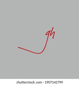 logotipo manuscrito de fondo gris alto