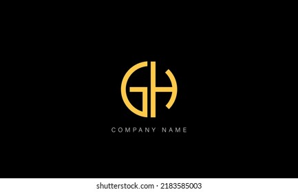 Gh Hg Alphabet Letters Logo Monogram Stock Vector (Royalty Free ...