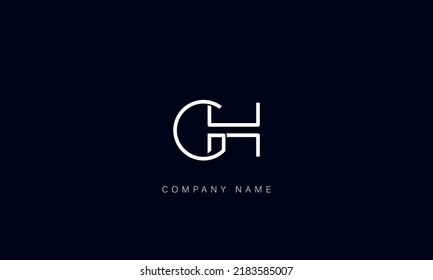 Gh Hg Alphabet Letters Logo Monogram Stock Vector (Royalty Free ...