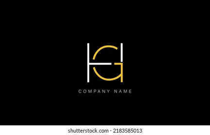 Gh Hg Alphabet Letters Logo Monogram Stock Vector (Royalty Free ...