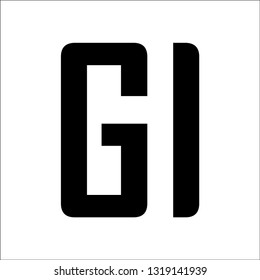 GH or HG logo design