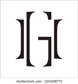 GH or HG logo initials